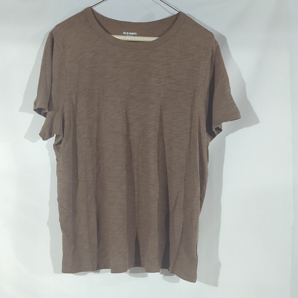 Old Navy Women's Short Sleeve Brown Tee